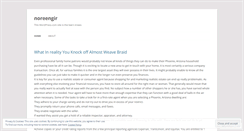 Desktop Screenshot of noreengir.wordpress.com