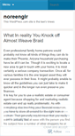 Mobile Screenshot of noreengir.wordpress.com