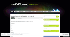 Desktop Screenshot of kyfaonline.wordpress.com