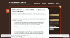 Desktop Screenshot of gentlemengamers.wordpress.com