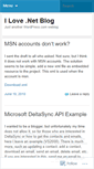 Mobile Screenshot of ilovemsnet.wordpress.com