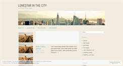 Desktop Screenshot of lonestarcity.wordpress.com