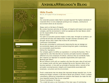 Tablet Screenshot of andika88blogg.wordpress.com