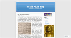 Desktop Screenshot of peacepaul.wordpress.com