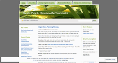 Desktop Screenshot of geekypoet.wordpress.com