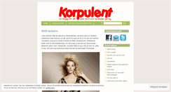 Desktop Screenshot of korpulent.wordpress.com