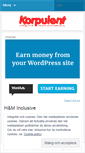 Mobile Screenshot of korpulent.wordpress.com