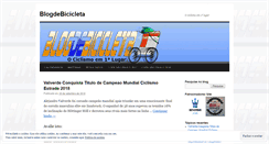 Desktop Screenshot of blogdebicicleta.wordpress.com