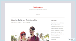 Desktop Screenshot of cafedarkness.wordpress.com