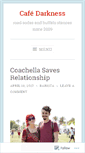 Mobile Screenshot of cafedarkness.wordpress.com