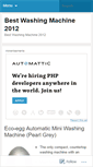 Mobile Screenshot of bestwashingmachine2012.wordpress.com