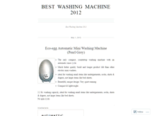 Tablet Screenshot of bestwashingmachine2012.wordpress.com