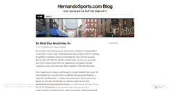 Desktop Screenshot of hernandosports.wordpress.com