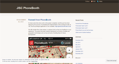 Desktop Screenshot of jiscphonebooth.wordpress.com