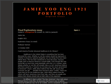 Tablet Screenshot of jamiey09.wordpress.com