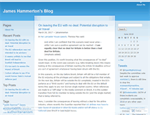 Tablet Screenshot of jhammerton.wordpress.com