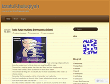 Tablet Screenshot of izzatulkhuluqiyah.wordpress.com