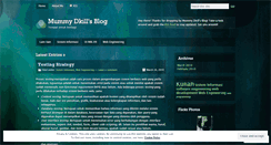 Desktop Screenshot of mummydkill.wordpress.com