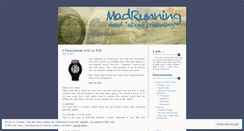 Desktop Screenshot of madrunning.wordpress.com