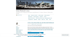 Desktop Screenshot of islamrahmahdotcom.wordpress.com