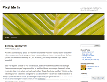 Tablet Screenshot of pixelmein.wordpress.com