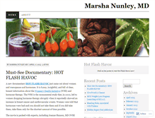 Tablet Screenshot of marshanunleymd.wordpress.com