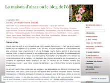 Tablet Screenshot of lamaisondalzaz.wordpress.com