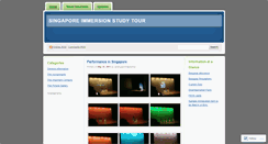Desktop Screenshot of cjcsingaporestudytour.wordpress.com