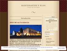 Tablet Screenshot of marcebarthe.wordpress.com