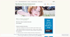 Desktop Screenshot of kitsapnannyconsultant.wordpress.com