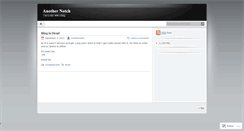 Desktop Screenshot of anothernotch.wordpress.com
