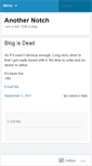 Mobile Screenshot of anothernotch.wordpress.com
