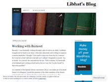 Tablet Screenshot of libhat.wordpress.com