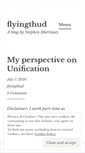 Mobile Screenshot of flyingthud.wordpress.com