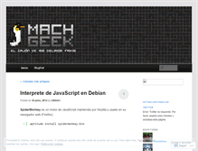 Tablet Screenshot of machgeek.wordpress.com