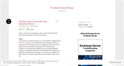 Desktop Screenshot of exchangemaster.wordpress.com