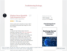 Tablet Screenshot of exchangemaster.wordpress.com