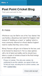Mobile Screenshot of pastpoint.wordpress.com
