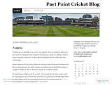 Tablet Screenshot of pastpoint.wordpress.com