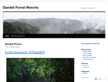 Tablet Screenshot of dandeliforestresorts.wordpress.com