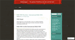 Desktop Screenshot of bulksmsegypt.wordpress.com