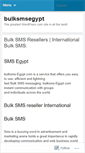 Mobile Screenshot of bulksmsegypt.wordpress.com