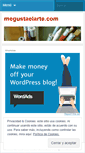 Mobile Screenshot of megustaelarte.wordpress.com