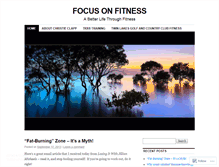 Tablet Screenshot of focusonfitnessdotnet.wordpress.com