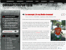 Tablet Screenshot of curranteydeportista.wordpress.com