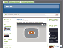 Tablet Screenshot of animeok.wordpress.com