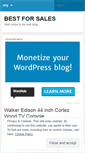 Mobile Screenshot of bestbuyandsales.wordpress.com
