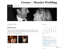 Tablet Screenshot of carusofamily.wordpress.com