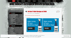 Desktop Screenshot of mikedanso.wordpress.com