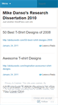 Mobile Screenshot of mikedanso.wordpress.com